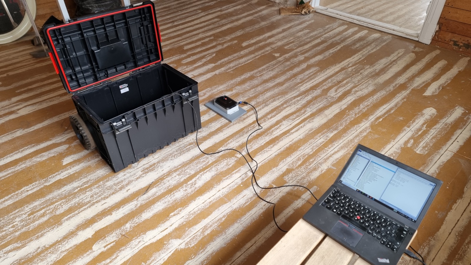SURVIN equipment in toolbox